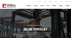 Desktop Screenshot of dillontoyotalift.com